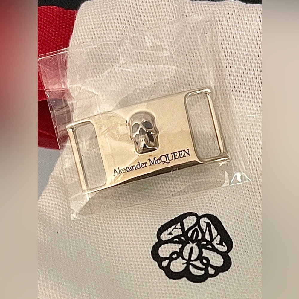 Alexander McQueen Gold Skull Buckle - Picture 3 of 9